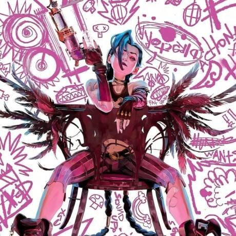 Afiche de Jinx - Arcane (League of Legends)